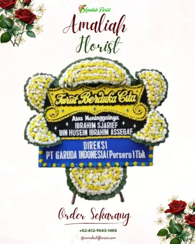 Papan Bunga Duka di Astana Anyar
